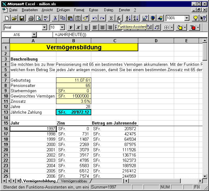 Screenshot der Tabelle Vermgensbildung (million.GIF 24,5 KB)