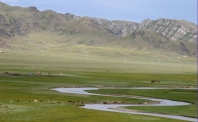 Kasachstan - Am Kegen-Fluss
